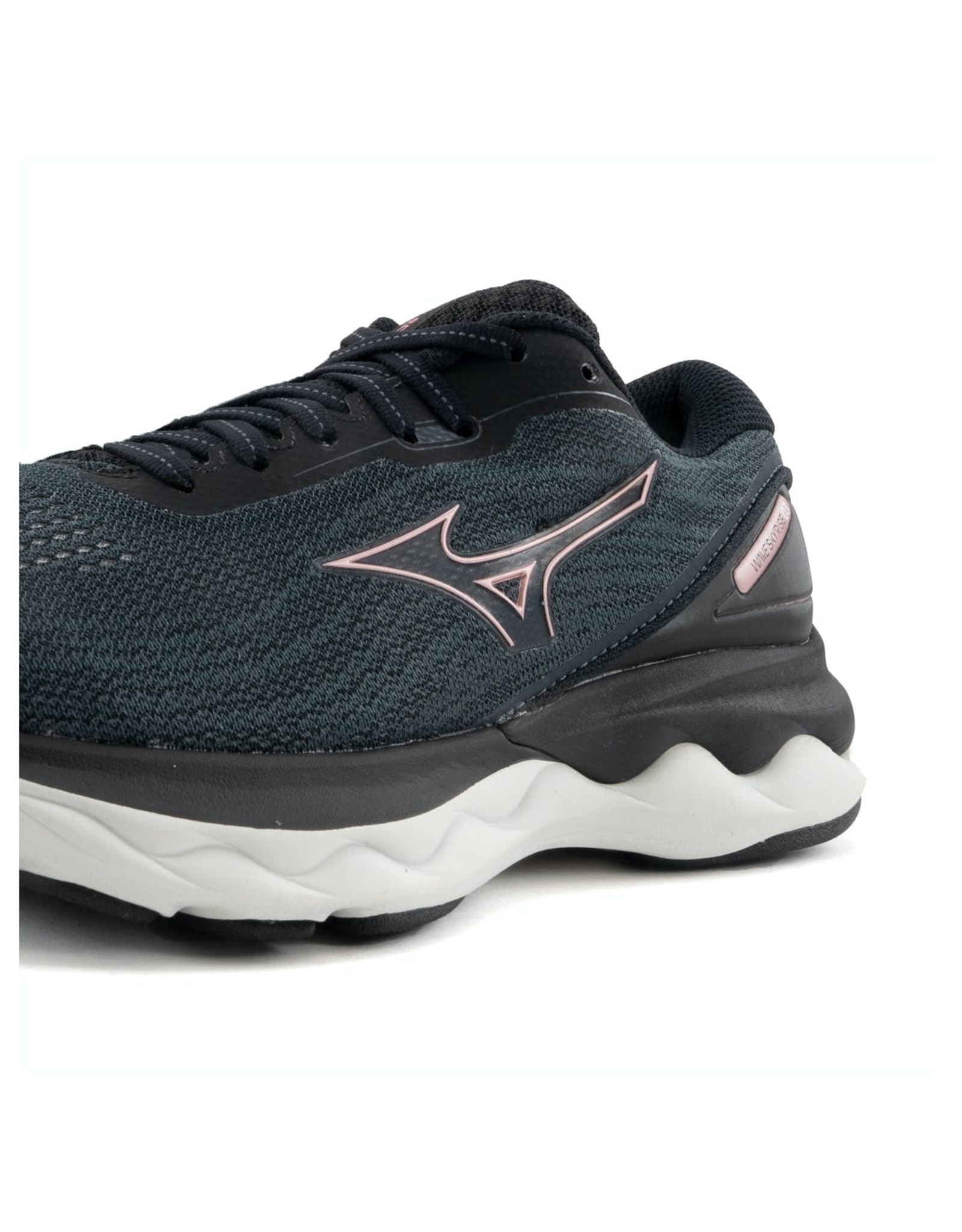 Mizuno WAVE SKYRISE 3-Dames-Black/RCopper/Ncloud