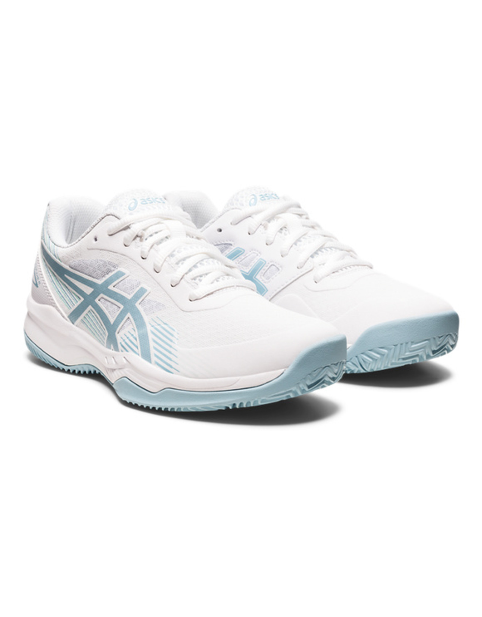 Asics GEL-GAME 8 CLAY/OC-WHITE/SMOKE BLUE-Dames