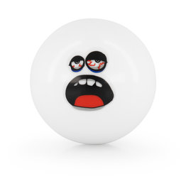 Brabo Emojies Balls White Blister
