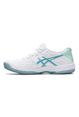 Asics SOLUTION SWIFT FF CLAY-WHITE/SMOKE BLUE-Dames