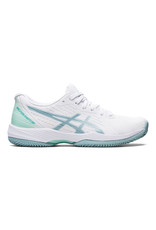 Asics SOLUTION SWIFT FF CLAY-WHITE/SMOKE BLUE-Dames