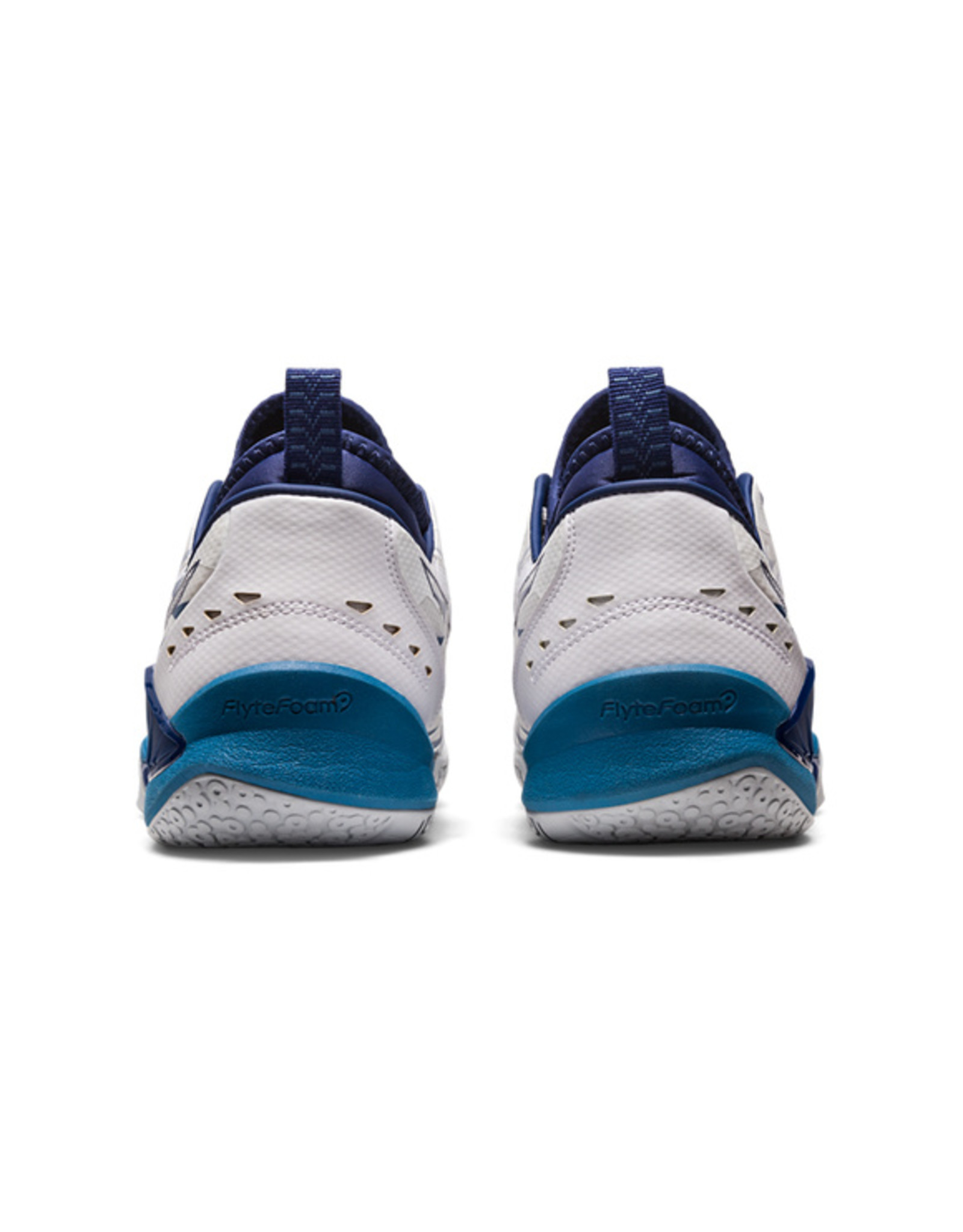 Asics BLAST FF 3-WHITE/DEEP OCEAN-Heren