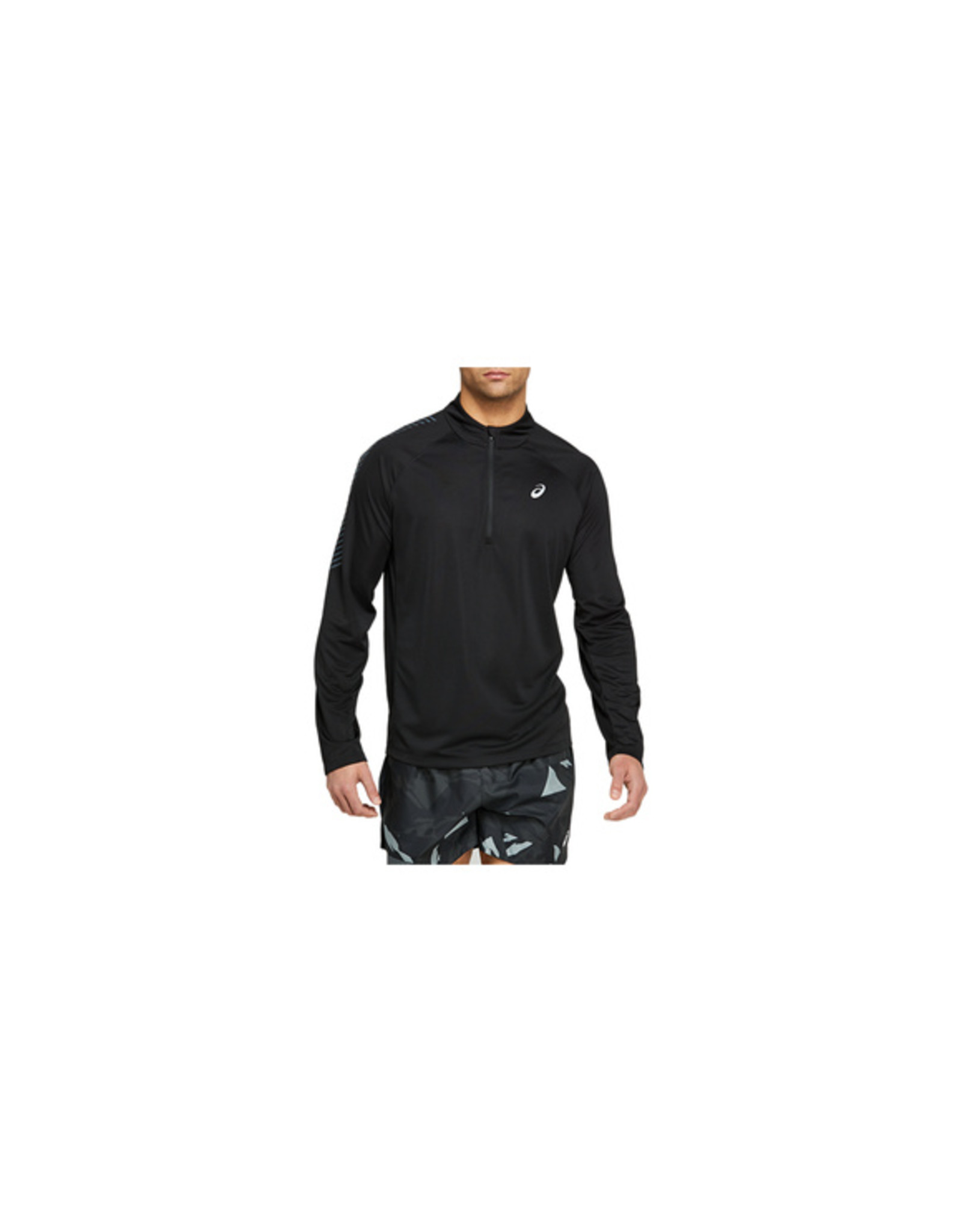 Asics ICON LS 1/2 ZIP-Heren-PERFORMANCE BLACK/CARRIER GREY