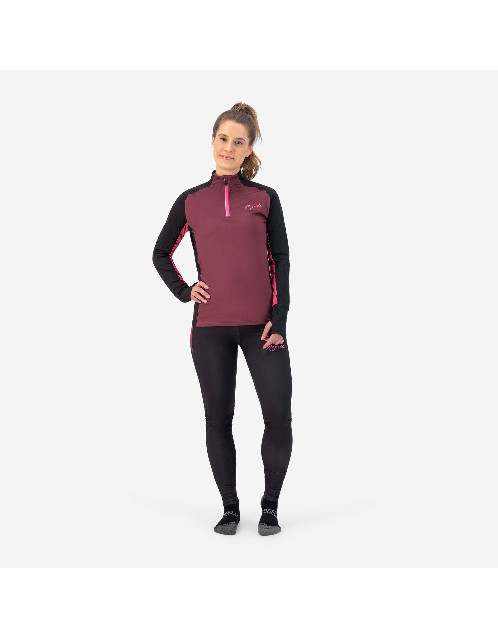 Rogelli Ds Runningtop LM Enjoy II Zwart