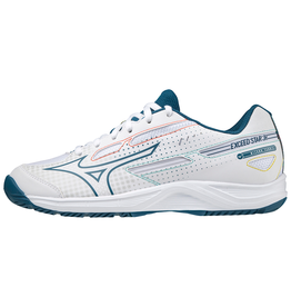 Mizuno EXCEED STAR Jr. CC-Kinderen-Wht/MoroccanB/Turquoise