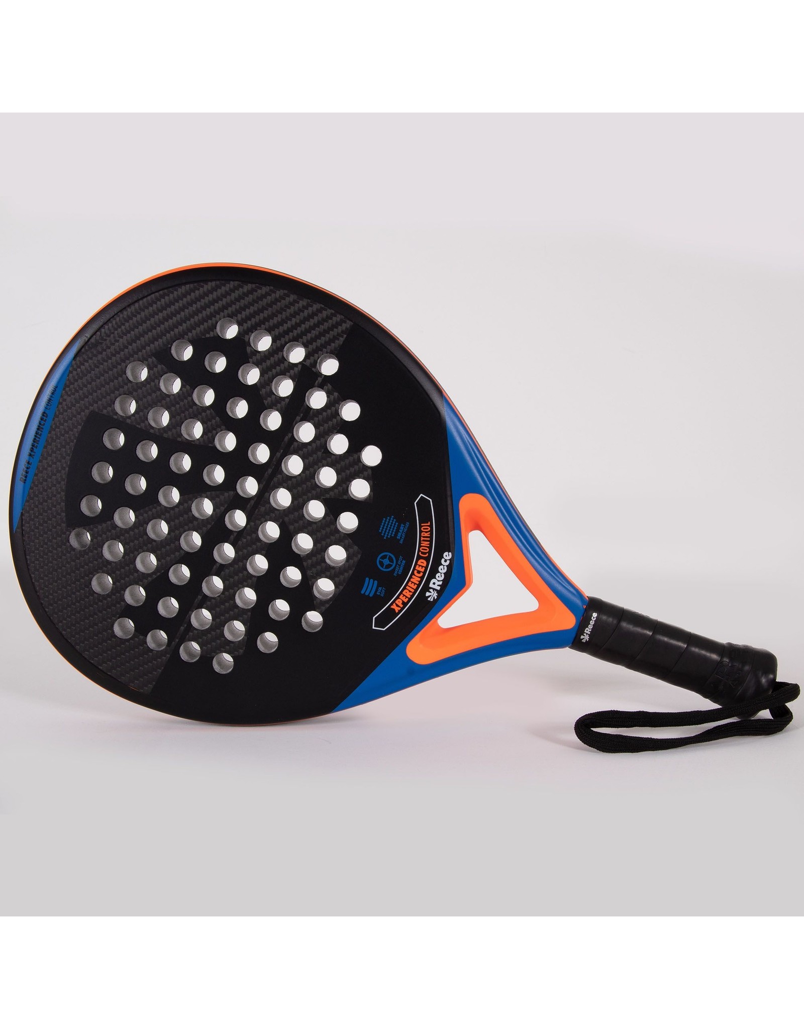 Reece Australia Xperienced Control Padel Racket-Black-Blue-Neon Orange