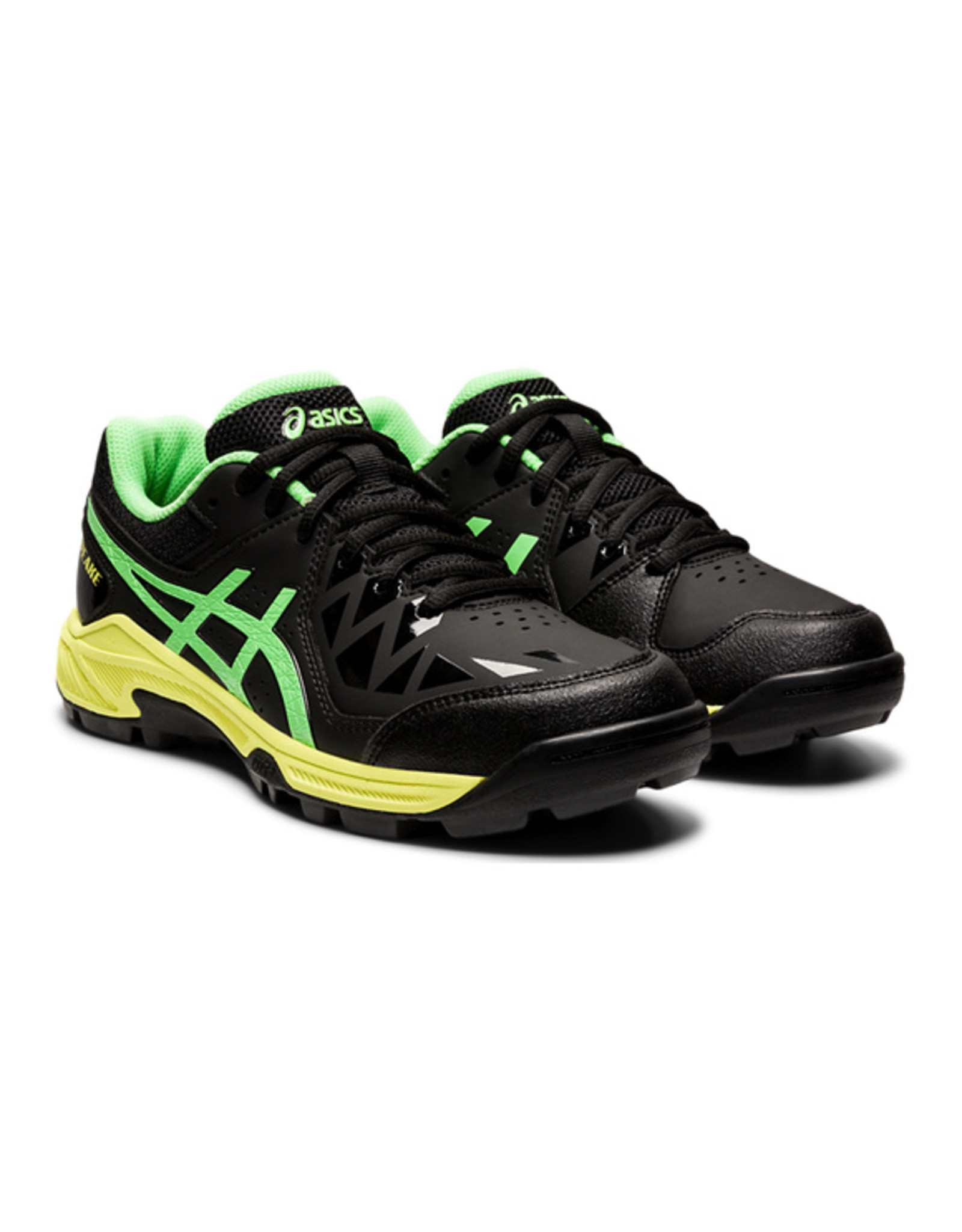 Asics GEL-PEAKE GS-Kinderen-BLACK/BRIGHT LIME