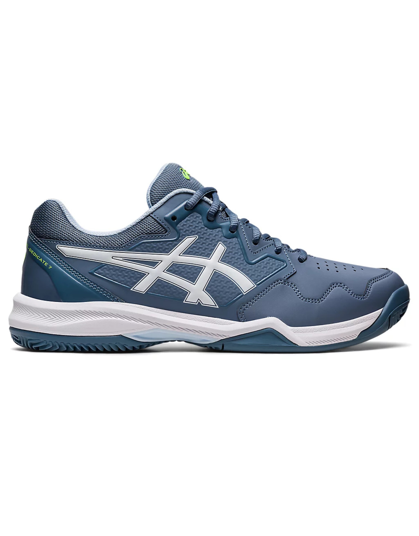 Asics GEL-DEDICATE 7 CLAY-STEEL BLUE/WHITE-Heren