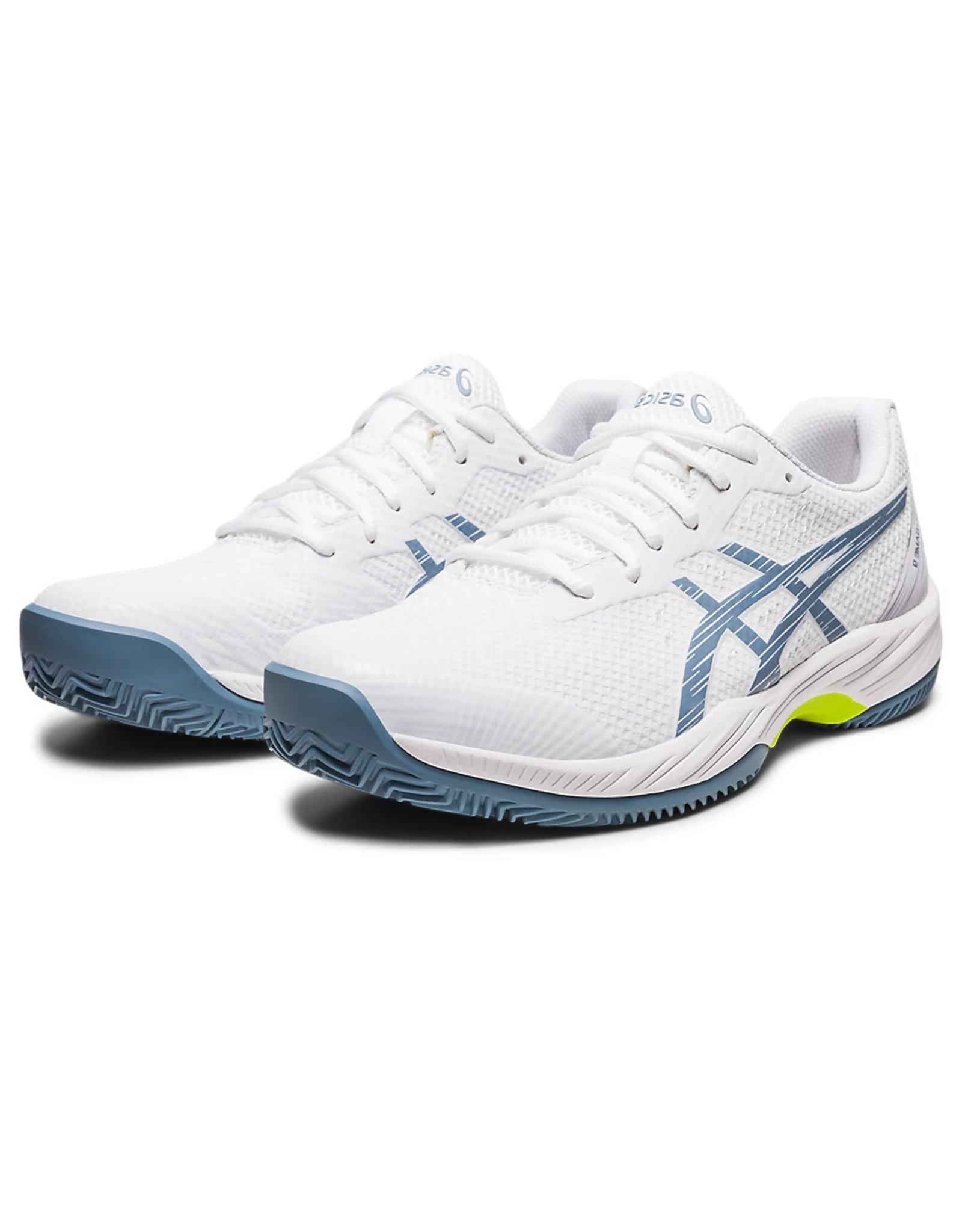 Asics GEL-GAME 9 CLAY/OC-WHITE/STEEL BLUE-Heren