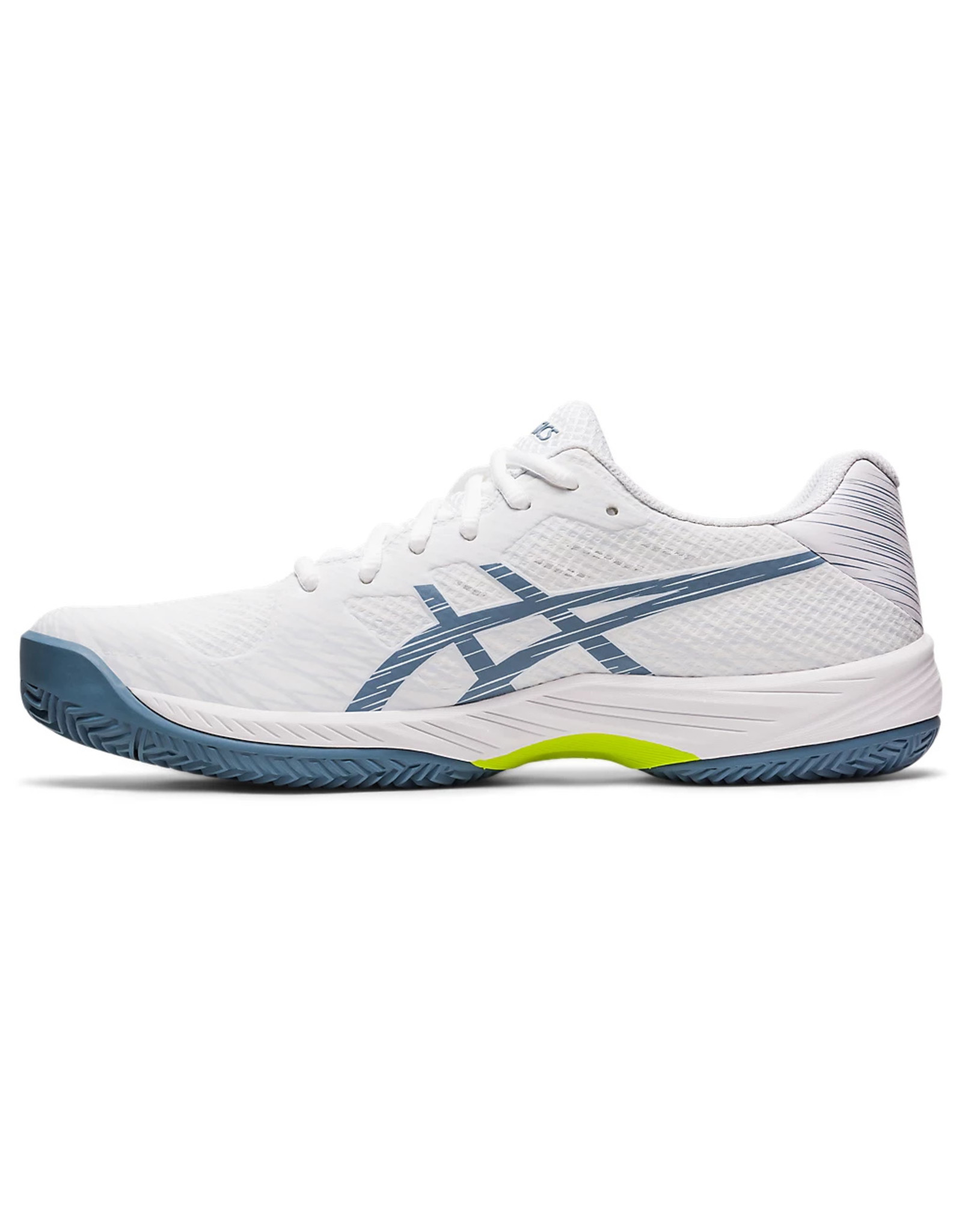 Asics GEL-GAME 9 CLAY/OC-WHITE/STEEL BLUE-Heren