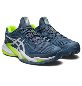 Asics COURT FF 3 CLAY-STEEL BLUE/WHITE-Heren