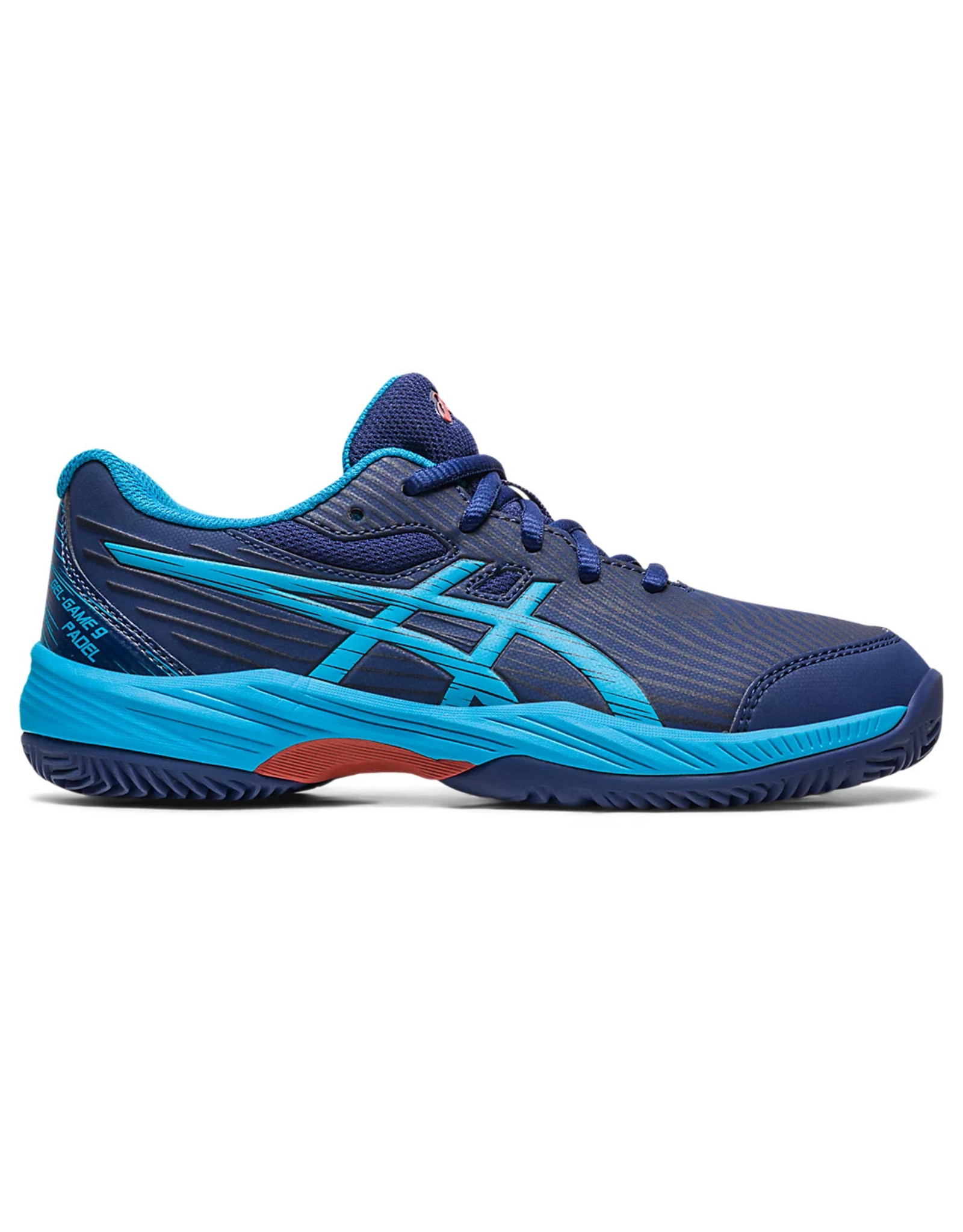 Asics GEL-GAME 9 PADEL GS-INDIGO BLUE/ISLAND BLUE-Kinderen