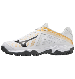 Mizuno WAVE LYNX JUNIOR -Wht/MPGold/IronGate