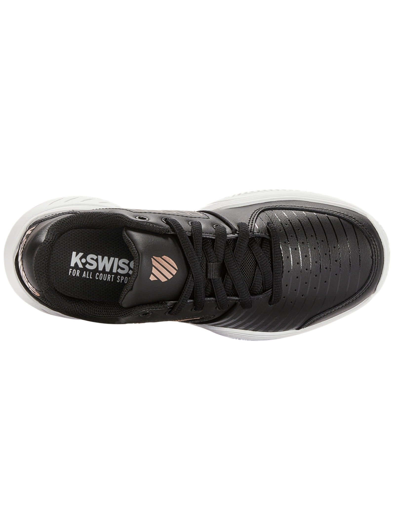 K-swiss KS TFW COURT EXPRESS HB-Dames-BLACK/WHITE/ROSEGOLD