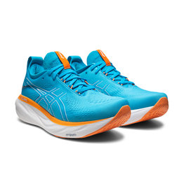 Asics GEL-NIMBUS 25-ISLAND BLUE/SUN PEACH-Heren