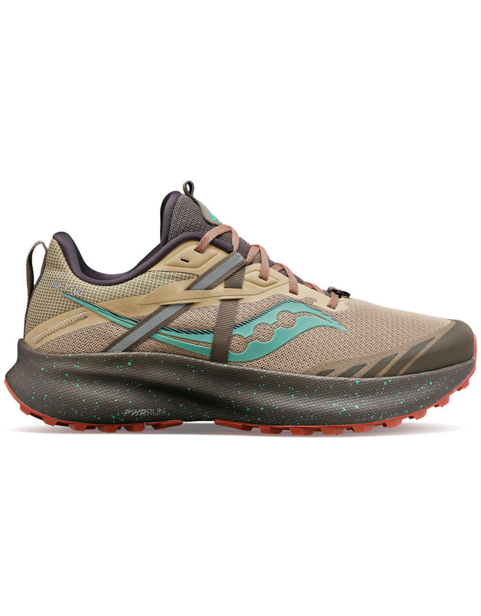 Saucony RIDE 15 TR -Dames-DESERT/SPRIG