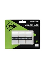 Dunlop D TAC GECKO-TAC OVERGRIP WHITE 3PCS