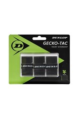 Dunlop D TAC GECKO-TAC OVERGRIP BLACK 3PCS