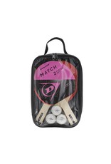 Dunlop D TT MATCH 2 PLAYER SET (2 Bats, 3 Balls, 1 Bag)