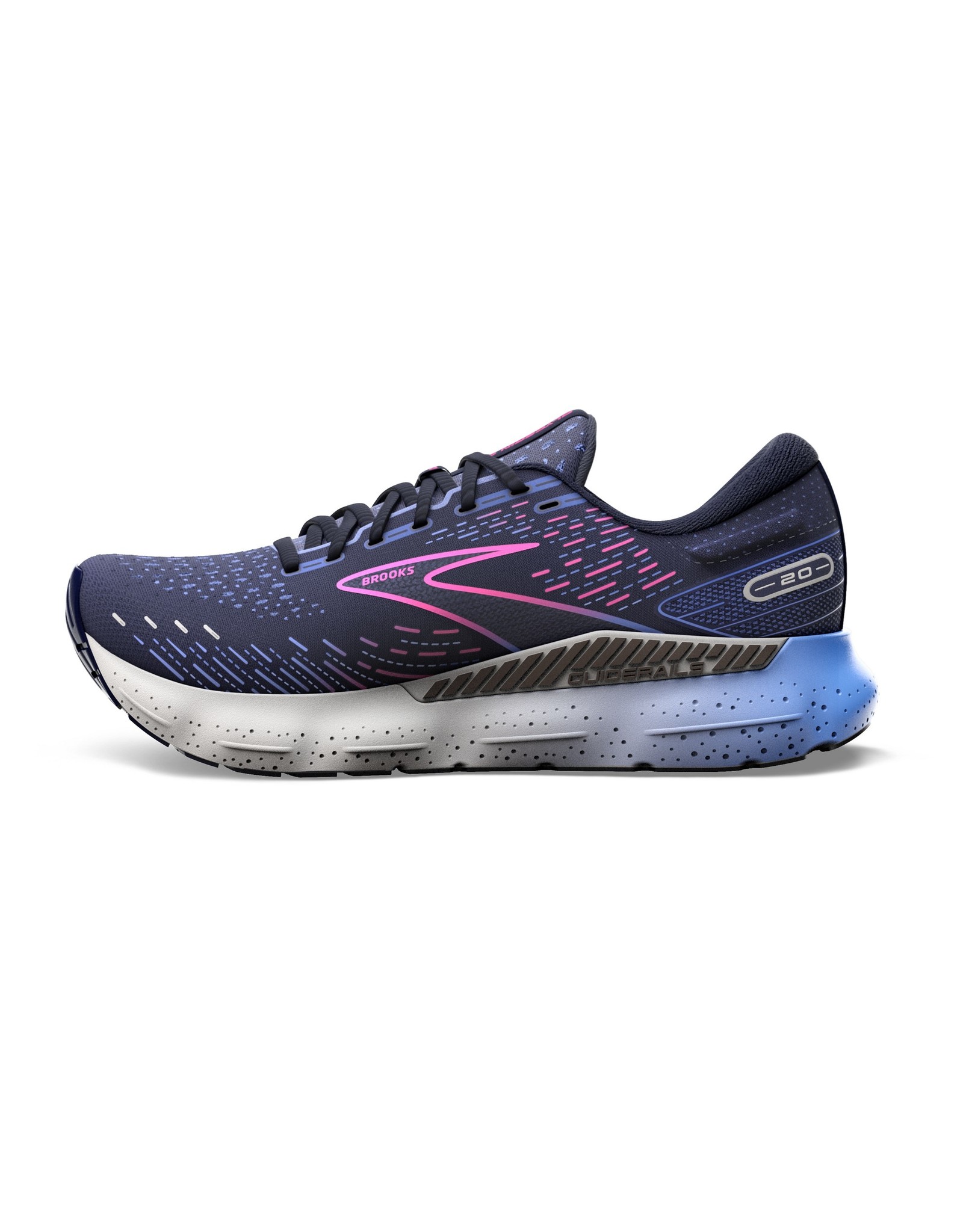 Brooks Glycerin GTS 20-Dames-Peacoat/Blue/Pink