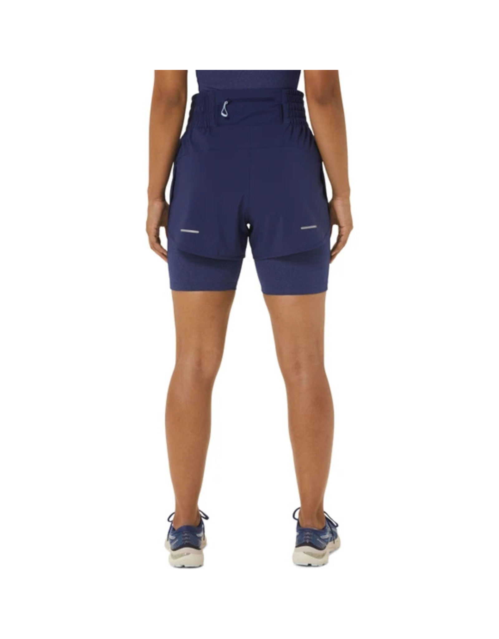 Asics NAGINO 4IN RUN SHORT-INDIGO BLUE-Dames