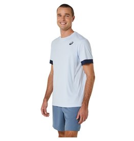 Asics MEN COURT SS TOP-SOFT SKY/MIDNIGHT-Heren