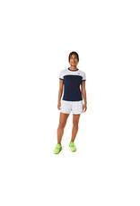 Asics WOMEN COURT SS TOP-MIDNIGHT/BRILLIANT WHITE-Dames