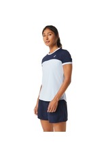 Asics WOMEN COURT SS TOP-SOFT SKY/MIDNIGHT-Dames