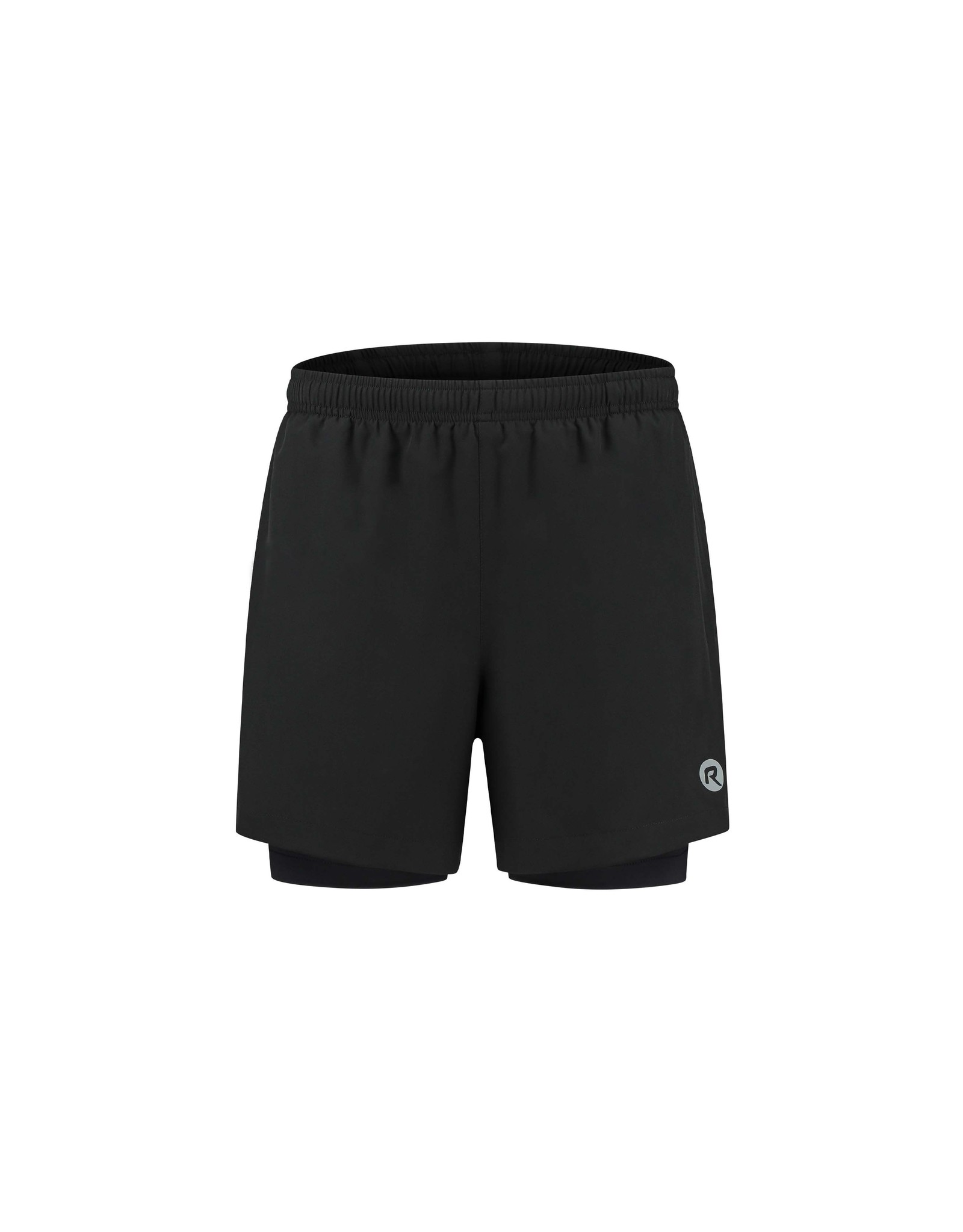 Rogelli Running 2-in-1 Short Essential Zwart