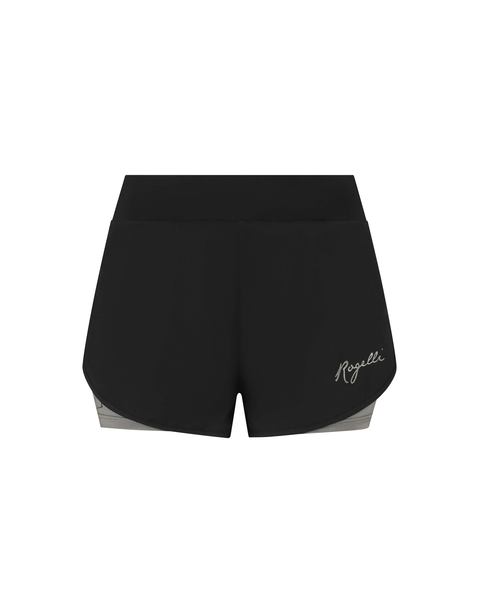 Rogelli Ds Running 2-in-1 Short Kya Zwart/Grijs