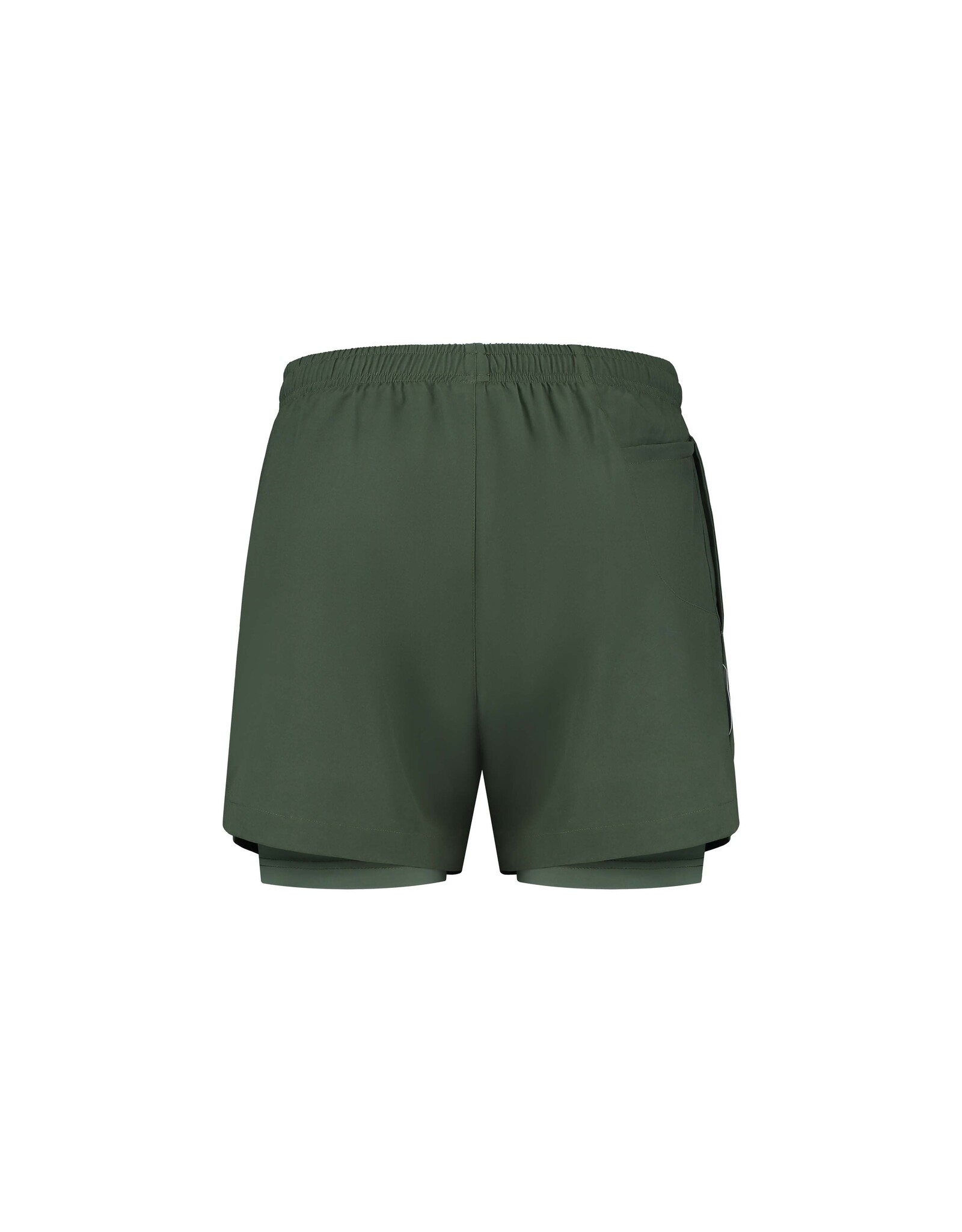 Rogelli Running 2-in-1 Short Essential Leger Groen