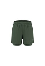 Rogelli Running 2-in-1 Short Essential Leger Groen