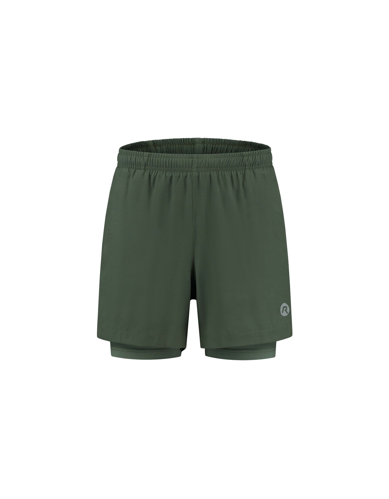 Rogelli Running 2-in-1 Short Essential Leger Groen