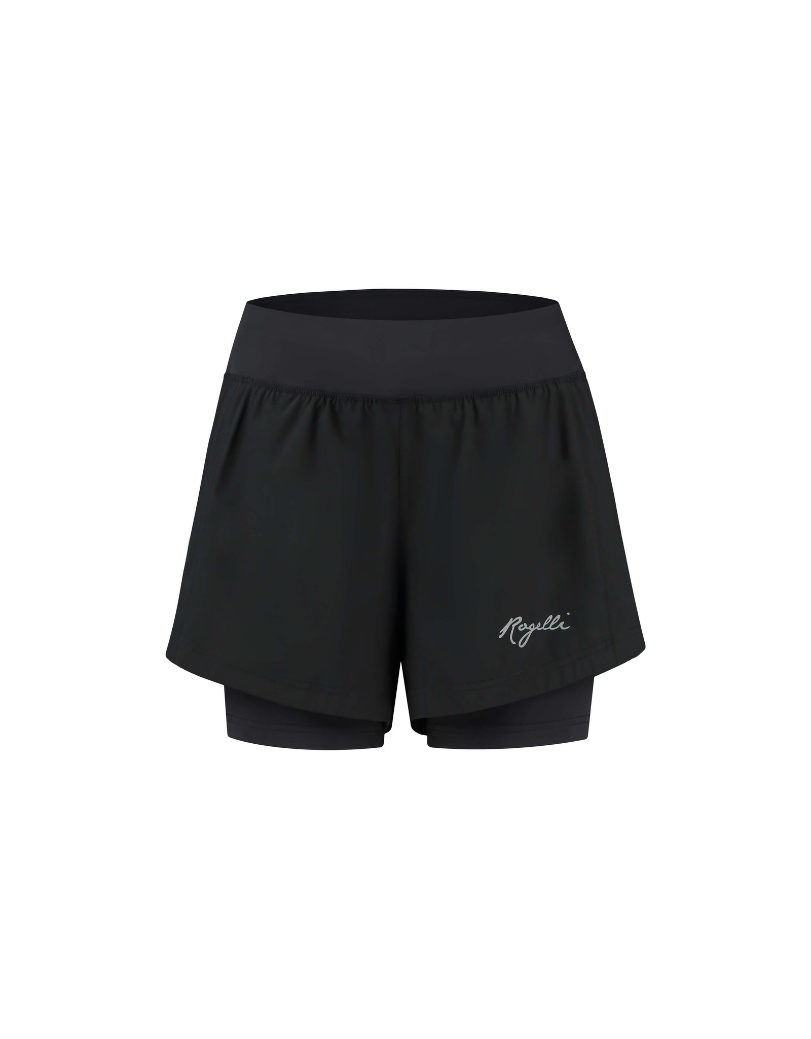 Rogelli Ds Running 2-in-1 Short Essential Zwart