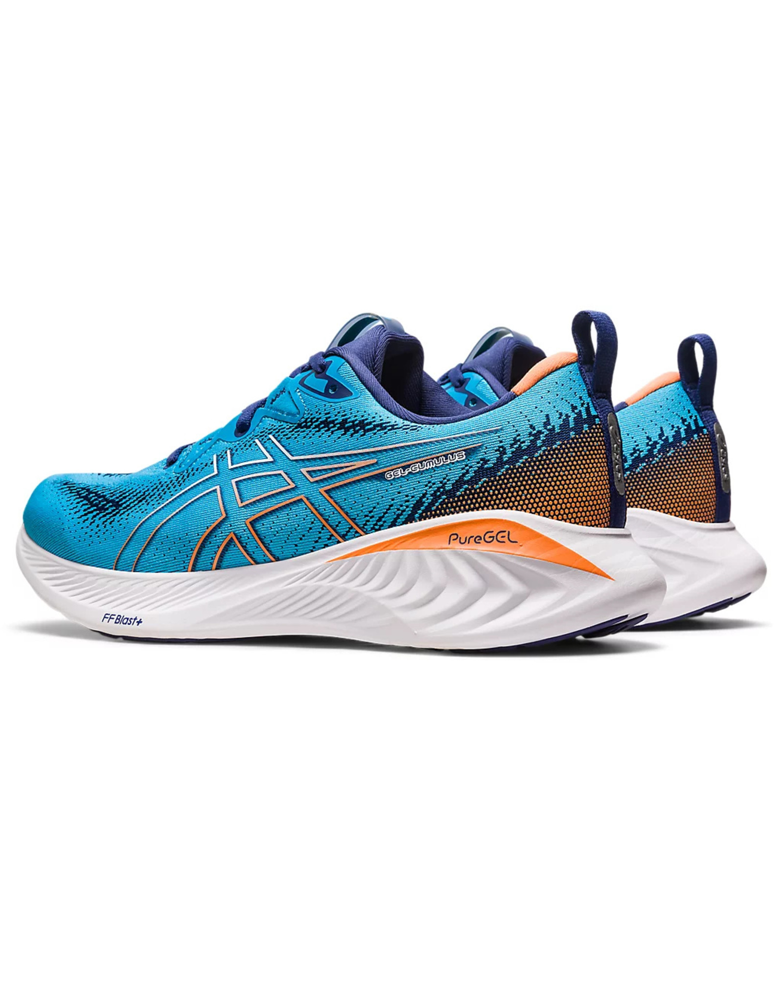 Asics GEL-CUMULUS 25-ISLAND BLUE/SUN PEACH-Heren