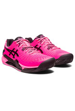 Asics GEL-RESOLUTION 9 CLAY-HOT PINK/BLACK-Heren