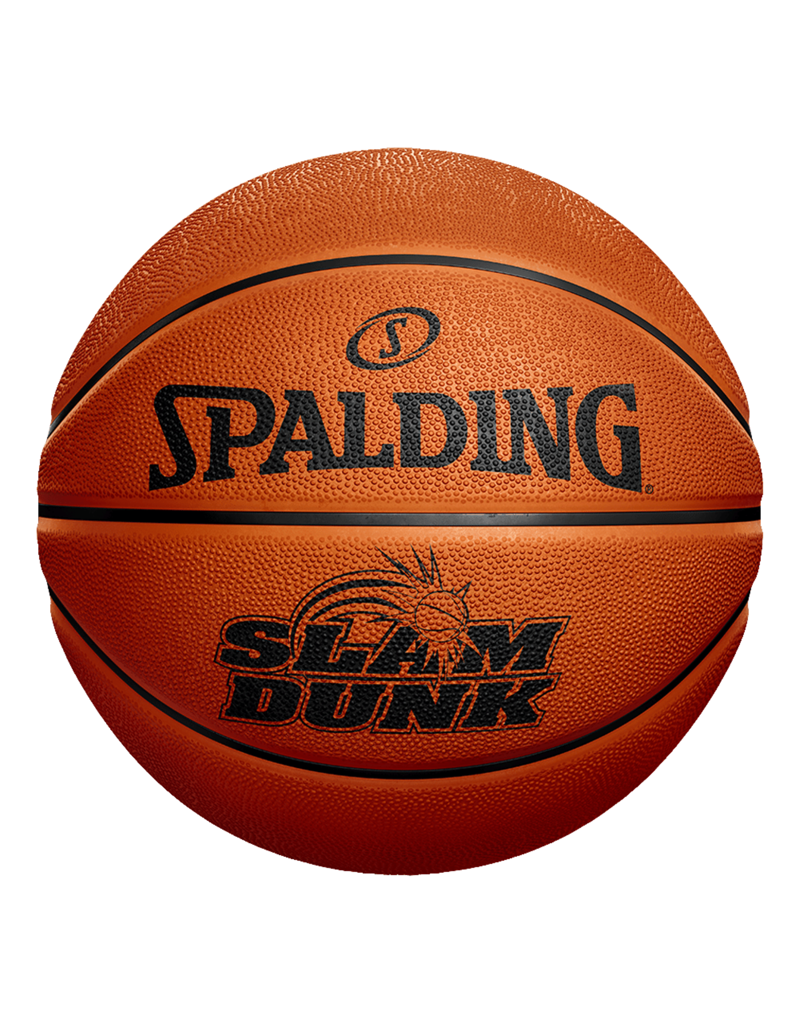 Spalding Slam Dunk Rubber Basketball Orange