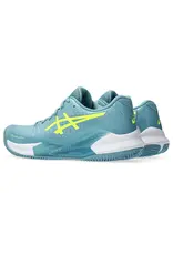 Asics GEL-CHALLENGER 14 CLAY-Dames-GRIS BLUE/SAFETY YELLOW