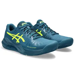 Asics GEL-CHALLENGER 14 CLAY-Heren-RESTFUL TEAL/SAFETY YELLOW