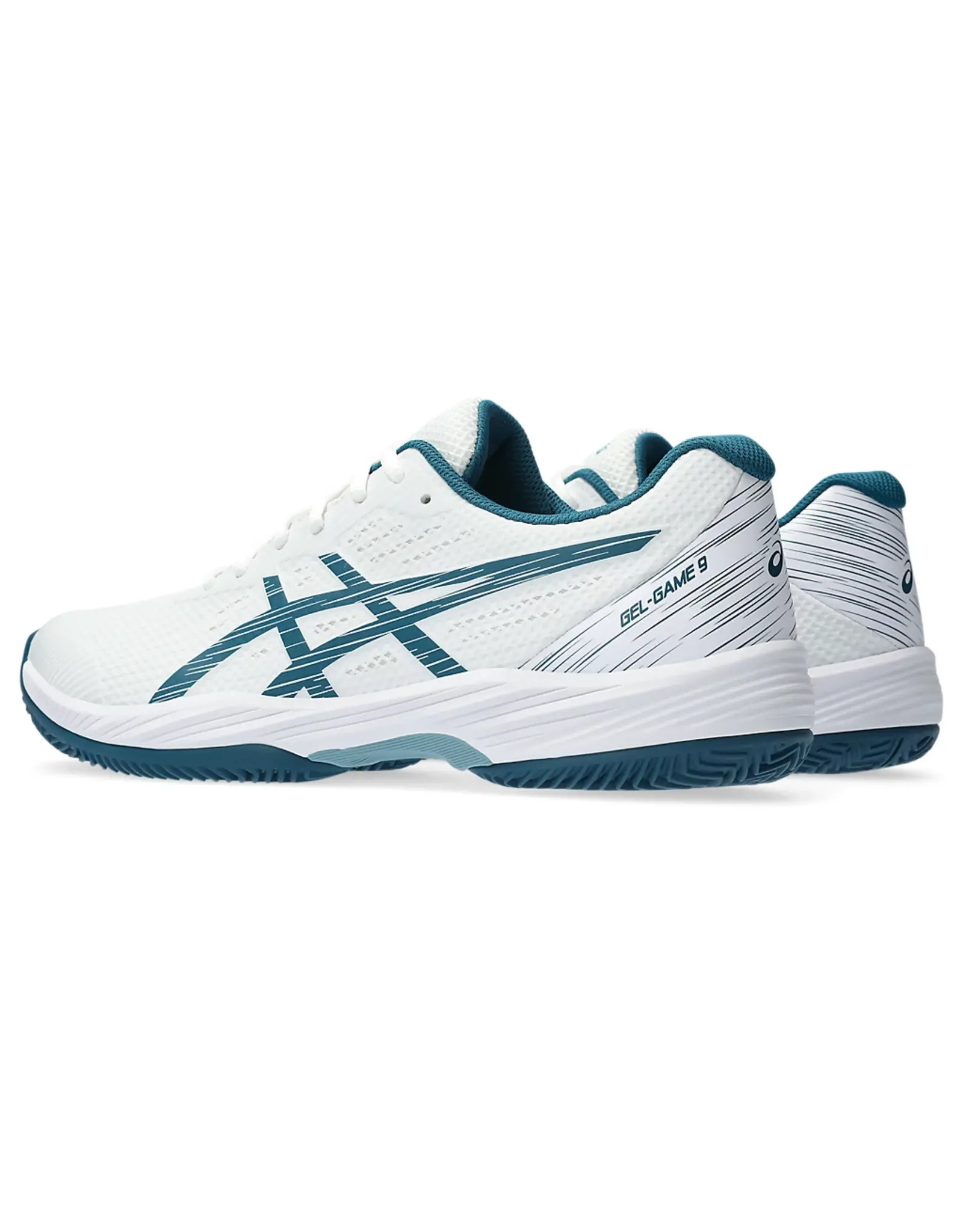 Asics GEL-GAME 9 CLAY/OC-Heren-WHITE/RESTFUL TEAL