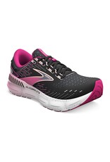 Brooks Glycerin GTS 20-Dames-Black/Fuchsia/Linen