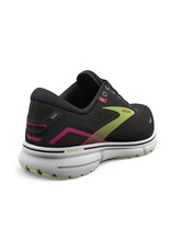 Brooks Ghost 15-Dames-Black/Ebony/Sharp Green