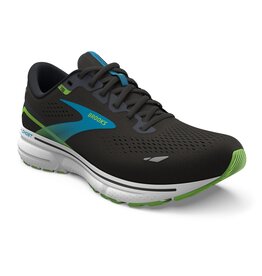 Brooks Ghost 15-Heren-Black/Hawaiian Ocean/Green