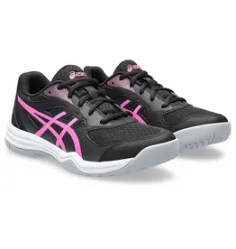 Asics UPCOURT 5 GS-Kinderen-BLACK/HOT PINK