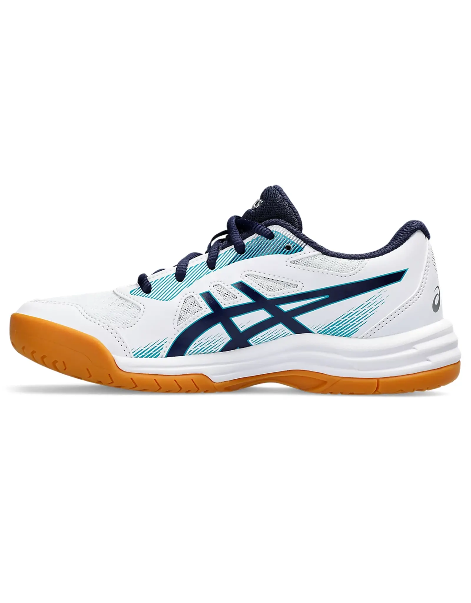 Asics UPCOURT 5 GS-Kinderen-WHITE/PEACOAT