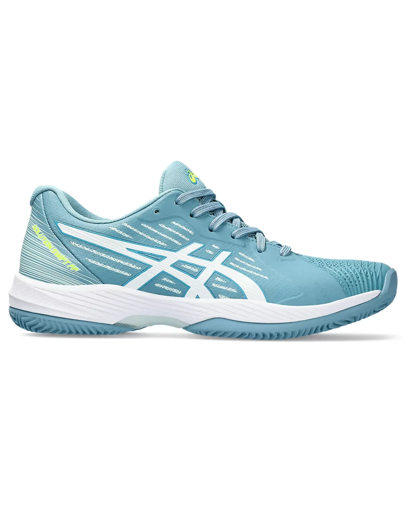 Asics SOLUTION SWIFT FF CLAY-Dames-GRIS BLUE/WHITE