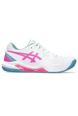 Asics GEL-DEDICATE 8 PADEL-Dames-WHITE/HOT PINK