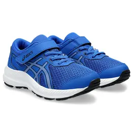 Asics CONTEND 8 PS-Kinderen-ILLUSION BLUE/PURE SILVER