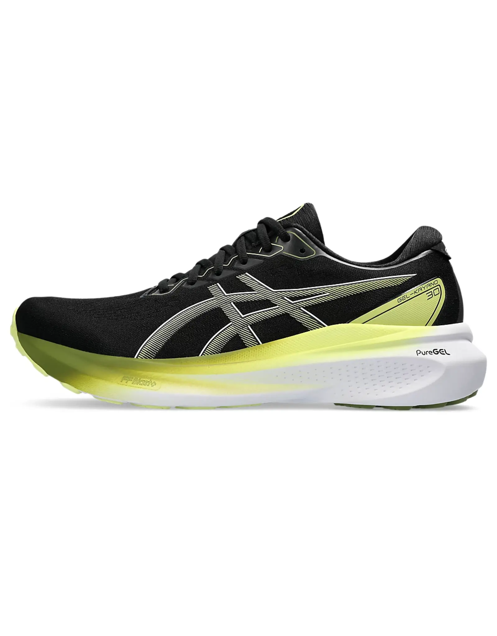 Asics GEL-KAYANO 30-Heren-BLACK/GLOW YELLOW