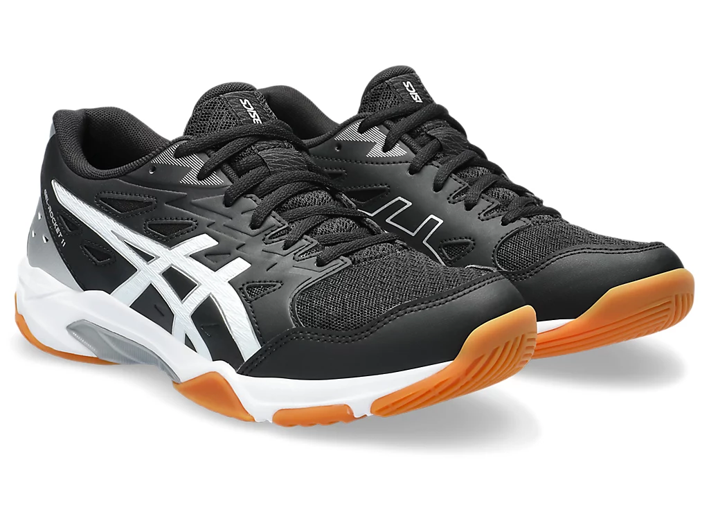 Asics gel rocket shop 9 dames zwart